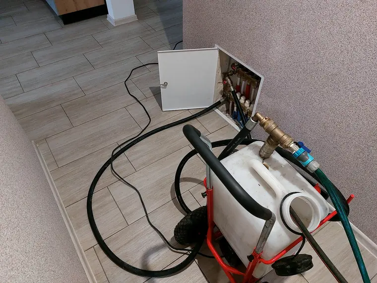 Próba ciśnieniowa instalacji grzewczej